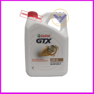Dầu nhớt ô tô cao cấp Castrol GTX 20W-50 can 4L