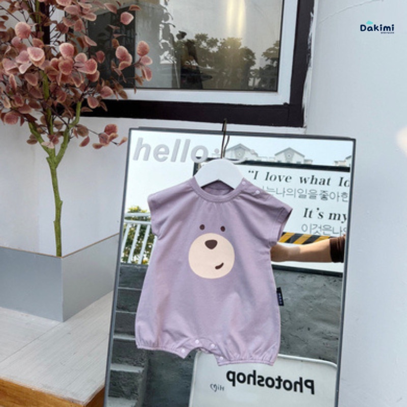 Body đùi DAKIMI cho bé mùa hè chất Thun lạnh mềm mịn, đồ liền thân cho bé nhiều mẫu đáng yêu bodysuit cho bé từ 0-12M
