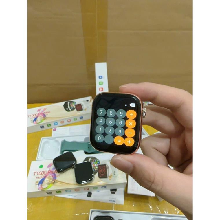 HN. (Chính hãng) Đồng hồ thông minh T700S Max cao cấp viền thép,nghe gọi,chơi game,nghe nhạc,nhận tin nhắn