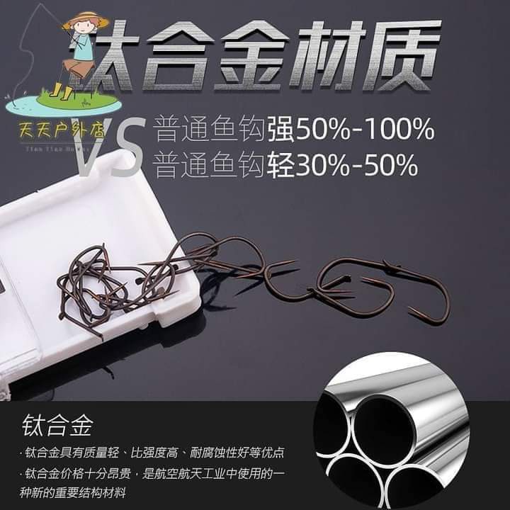 LƯỠI CÂU TITAN SIMAGO KHÔNG NGẠCH siêu bén siêu bền không rỉ