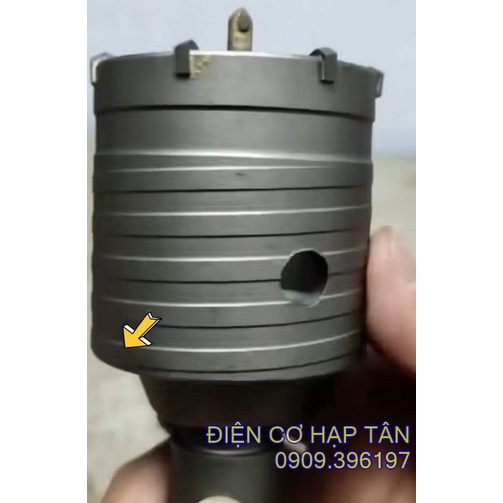 Mũi khoan rút lõi bê tông phi . 30-40 - 50-60- 90mm , cán 20cm  30cm - Mũi khoan rút lõi