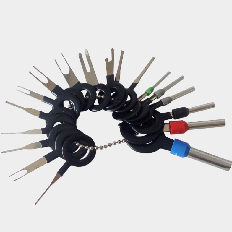 Bộ dụng cụ tháo thiết bị đầu cuối phích cắm xe hơi 18 chiếc hoặc 11 chiếc chốt chìa khóa phụ kiện Bộ dụng cụ ô tô s