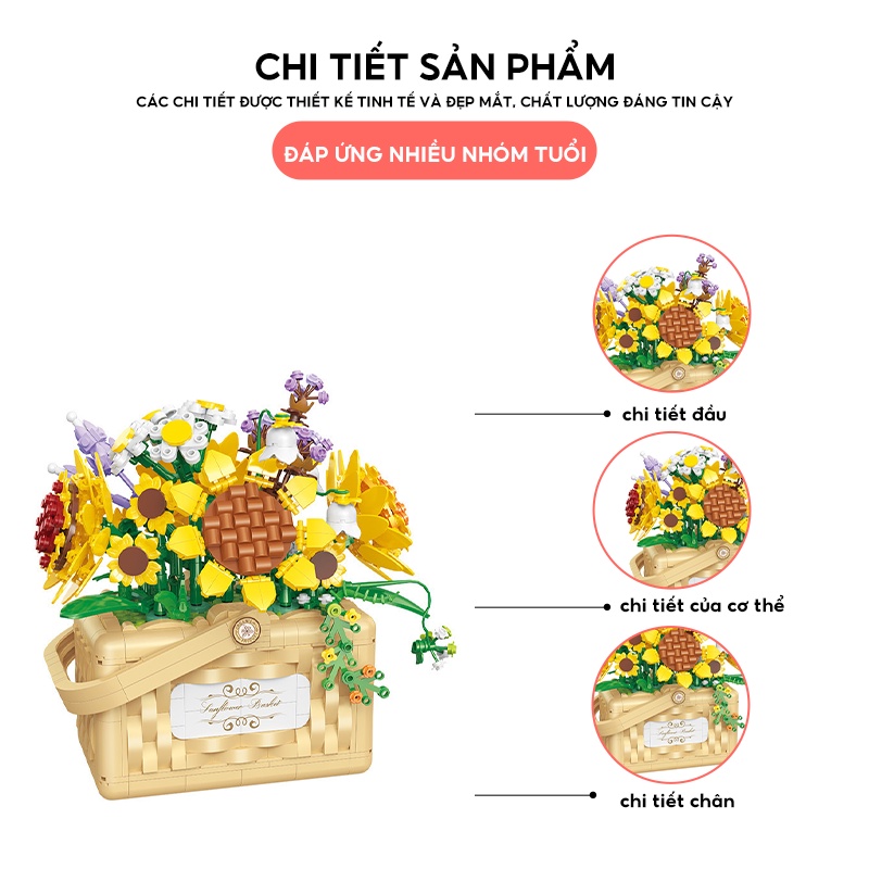 Bộ Đồ Chơi Lắp Ráp Sáng Tạo Cho Bé 21071-21072