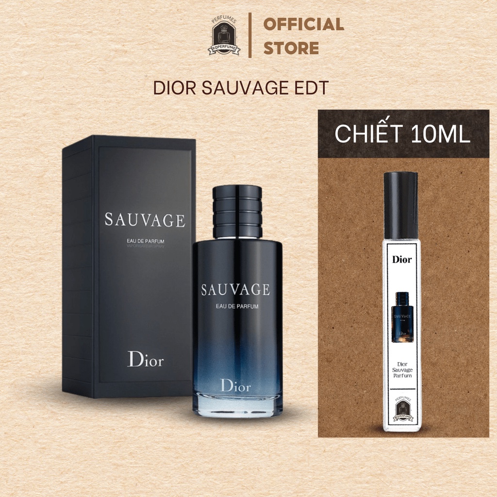 Nước hoa nam Dior Sauvage EDP 100ml Badboy nam tính - CHAI CHIẾT 10ML