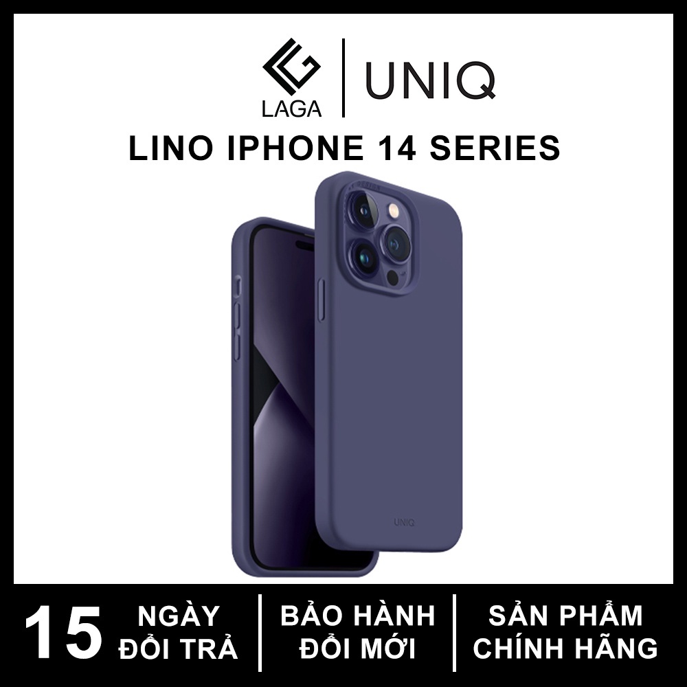 Ốp Lưng UNIQ Lino Cho iPhone 14 Pro Max / 14 Pro / 14 Plus / 14