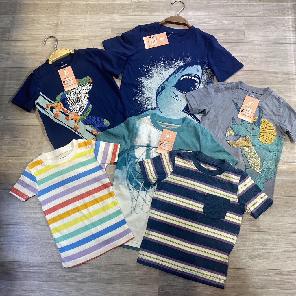 T&DShop Áo Thun Bé Trai, Áo Cộc Tay Bé Trai Nhiều Họa Tiết Đáng Yêu, Hàng Việt Nam Xuất Khẩu.