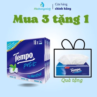 Khăn giấy bỏ túi Tempo Petit Icy Menthol/ Petit Neutral