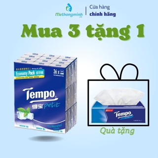 Khăn giấy bỏ túi Tempo Petit Icy Menthol/ Petit Neutral