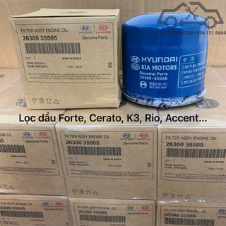 Lọc dầu, lọc nhớt xe Kia Forte, Caren, Getz 1.4, Avante, Accent mã 26300- 35504