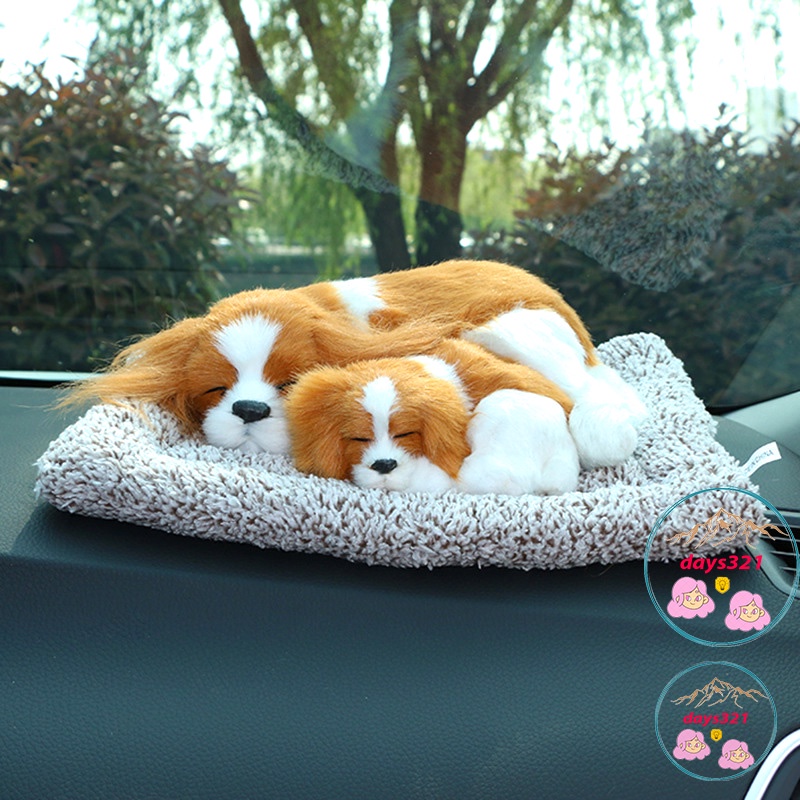 Trang trí taplo xe, bàn làm việc phòng ngủ phòng khách, thú bông chó mèo lõi than hoạt tính, khử mùi hôi hiệu quả