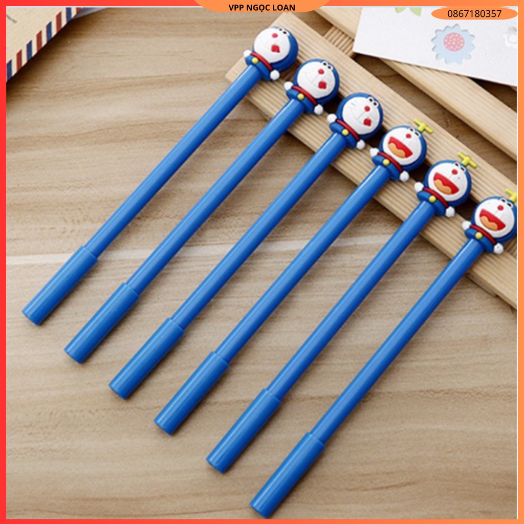 Bút Gel Nước Mực Đen DOREMON Ngộ Nghĩnh,Đáng Yêu-Đồ Dùng Học Sinh Giá Rẻ-Sỉ Lẻ Toàn Quốc