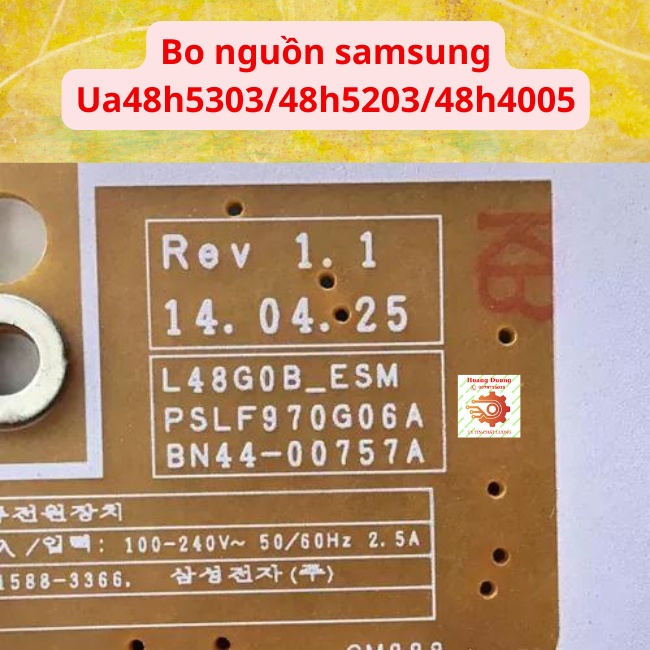 Bo nguồn tivi samsung ua48h5203,ua48h5003,ua48h4005,48h4200,48h4203,,dthoangduong.
