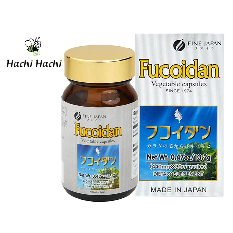 TPBVSK: Viên uống Fucoidan Fine Japan hỗ trợ ngăn ngừa ung thư, tăng sức đề kháng 30 viên - Hachi Hachi Japan Shop