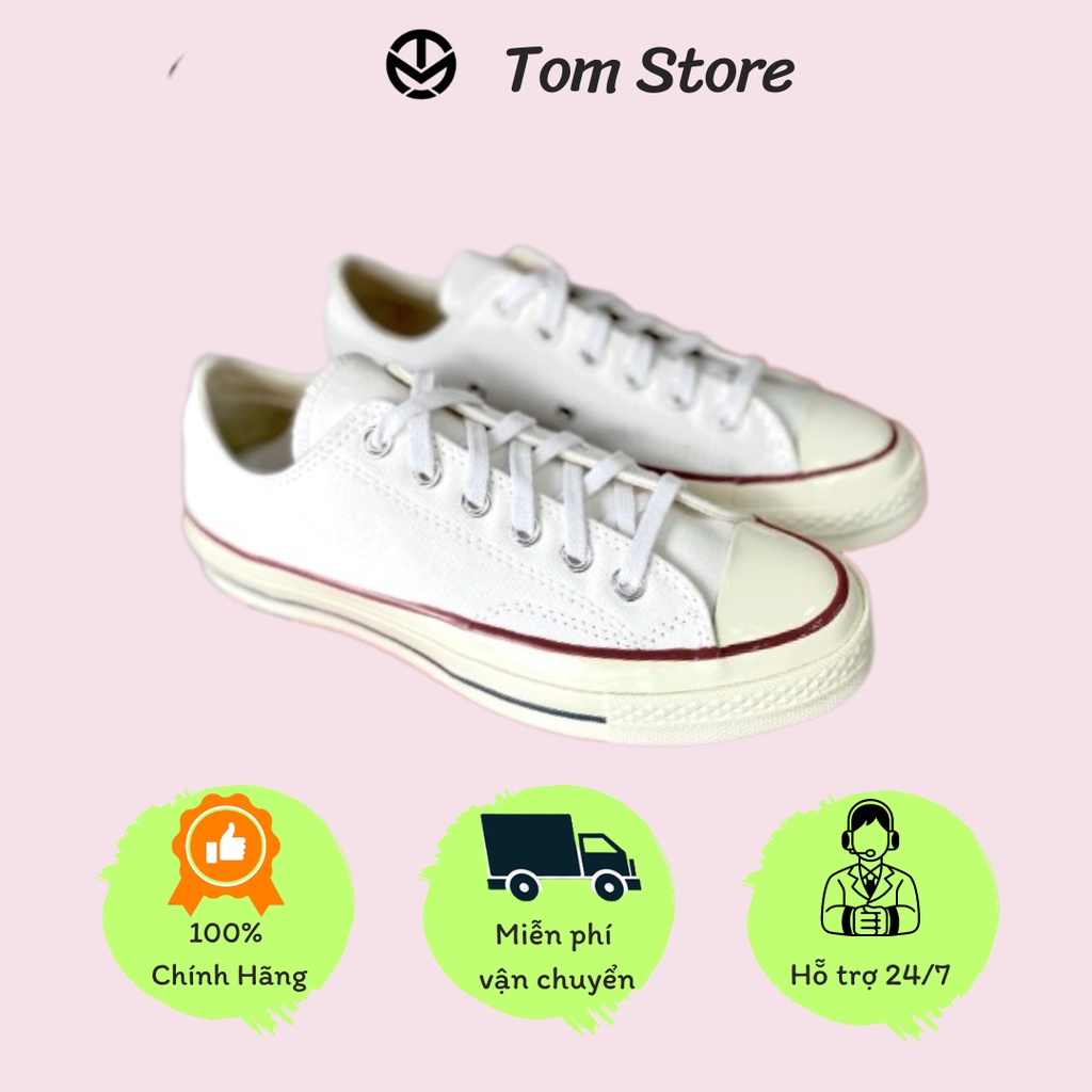 Giày Convers Chuck 70s cổ cao/thấp thời trang đủ size nam nữ - fullbox