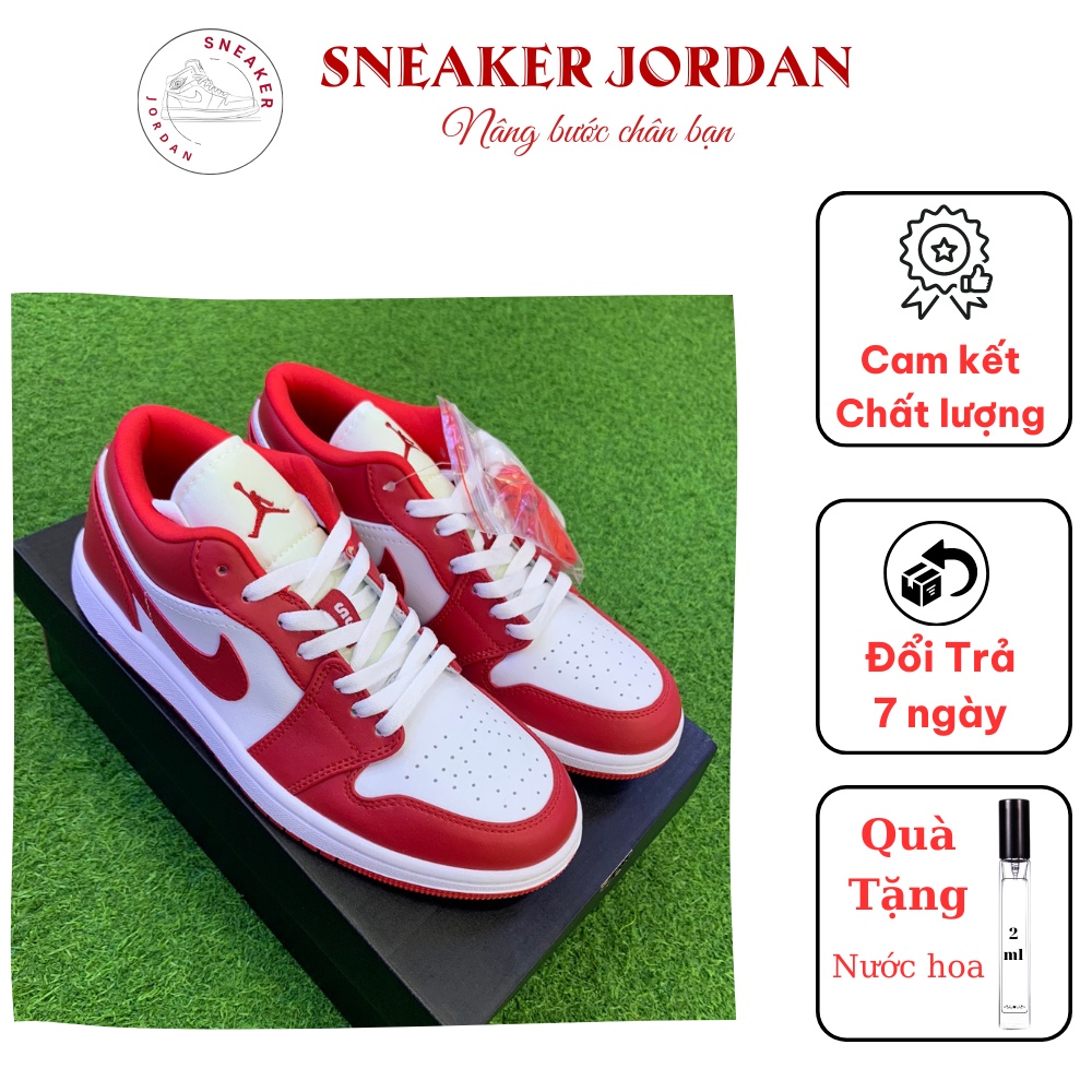 Giày sneaker Jordan 1 Low Paris, Giày thể thao nam JD1 cổ thấp Bản đẹp - Fullbox kèm quà tặng