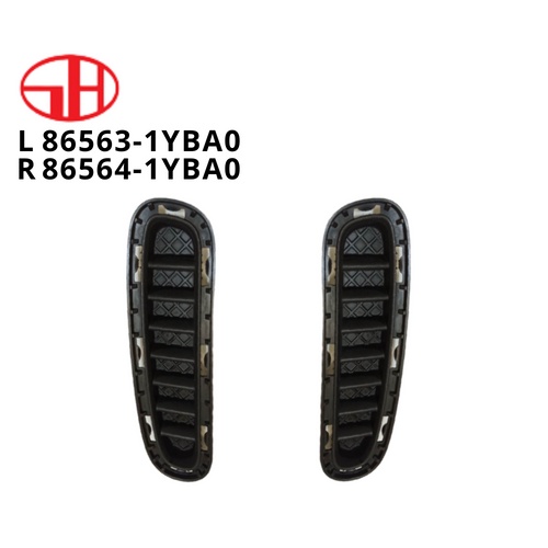 cửa gió cản trước cho xe MORNING KIA 2016 SI chất liệu nhựa dẻo siêu bền