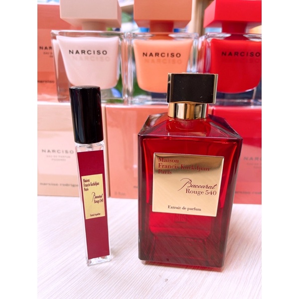 Nước hoa nữ maison mfk baccarat rouge 540 extrait de Parfum dạng chiết 10ml-Babycat Store | BigBuy360 - bigbuy360.vn