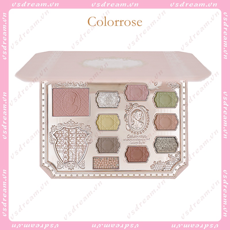 Colorrose Son Môi Màu Hoa Huệ|Bảng Phấn Mắt / Má Hồng Bắt Sáng Toàn Diện Màu Sắc Tinh Tế