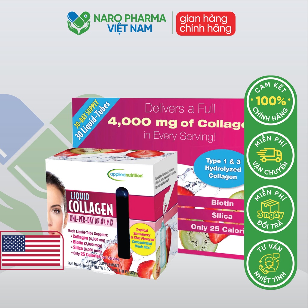 Nước Uống Liquid Collagen One-Per-Day Drink Mix 30 Ống