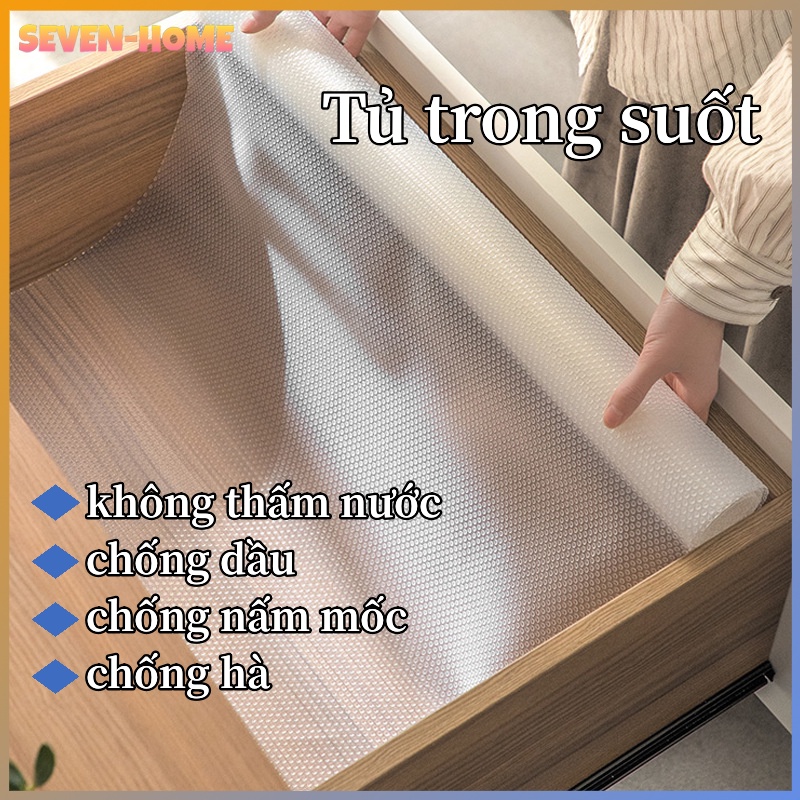Giấy dán ngăn kéo, Thảm chống thấm chống thấm dầu chống ẩm tủ, Tủ quần áo, Tủ giầy, Tủ bếp dán chống ẩm mốc eva