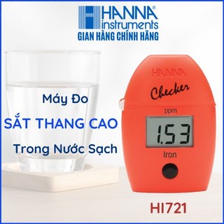 Máy Đo Nhanh Hàm Lượng SẮT Trong Nước Sạch Và Thủy Sản Nước Ngọt Checker HANNA HI721, tặng kèm phụ kiện cho 6 lần đo