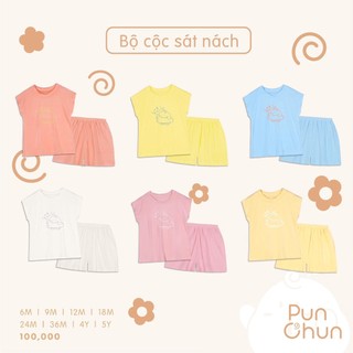 Bộ cộc sát nách cho bé