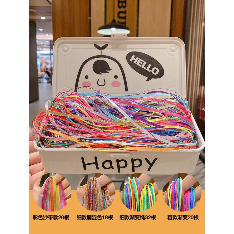Dây Buộc Tóc Ruy Băng Nhiều Màu Sắc Cho Nữ
