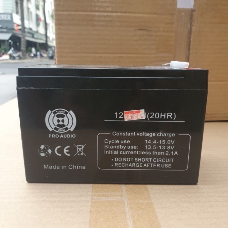 Bình Ắc Quy Loa Kéo 12V 8.5A - Dùng được coi xe gắn máy Motor Chạy Bình Acquy 12V Hàng Nhập - linh phụ kiện Điện Tử Pin