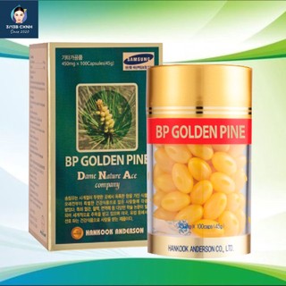 Tinh dầu thông đỏ bp golden pine lọ 100 viên