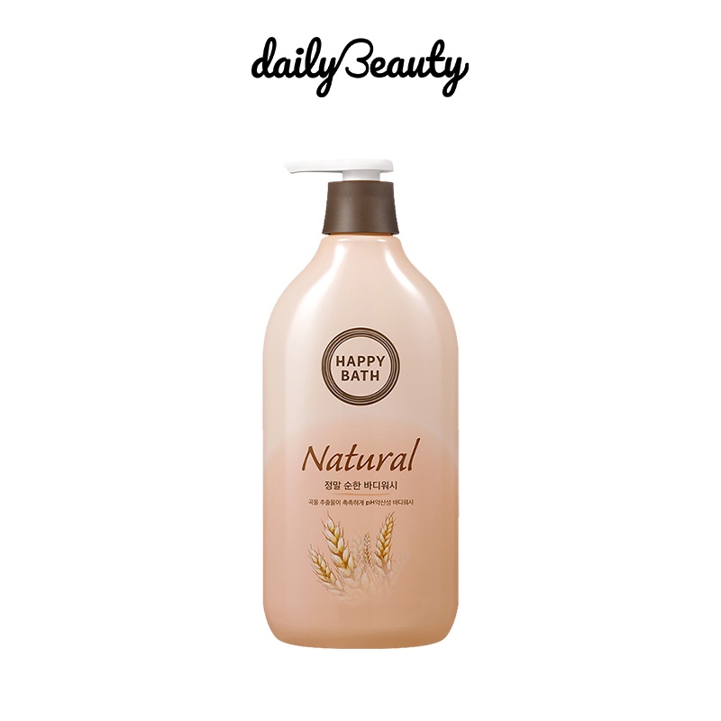 Sữa Tắm Happy Bath Real Mild Natural Body Wash 900ml Daily Beauty Official