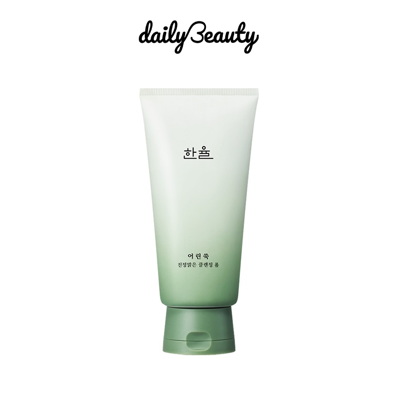 Sữa rửa mặt ngải cứu HANYUL Pure Artemisia Calming Foam Cleanser 120g làm sạch da Daily Beauty Official