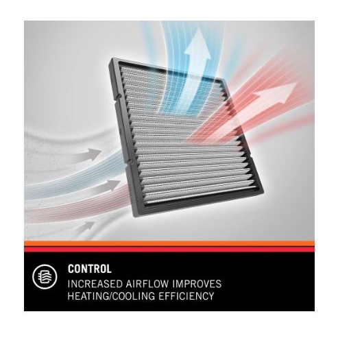 LỌC ĐIỀU HÒA Ô TÔ K&N VF2001 CHO CIVIC 1.8 2013-2016, CRV 2.4 & ACCORD 2.4 2015-2017