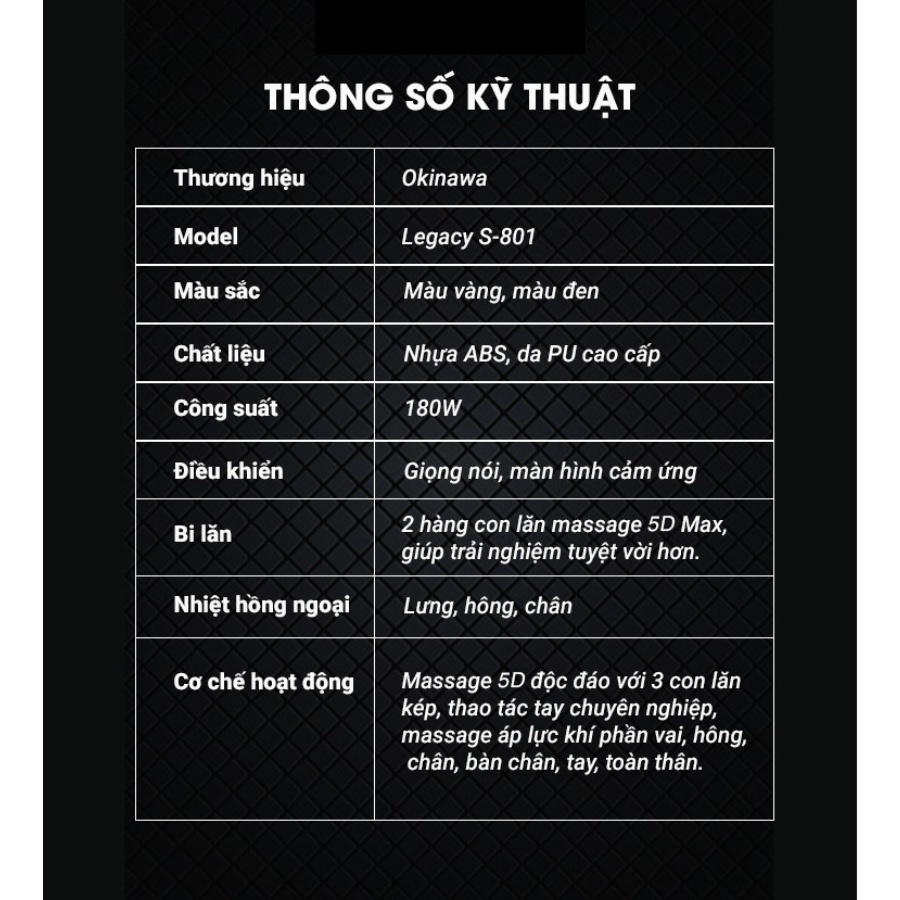 Ghế massage Toàn Thân 5D Funiko S-801 thư giãn trị liệu chuyên sâu bảo hành 10 năm