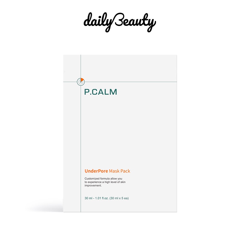 Mặt nạ P.Calm UnderPore Mask Pack 30ml dưỡng da trắng sáng Daily Beauty Official