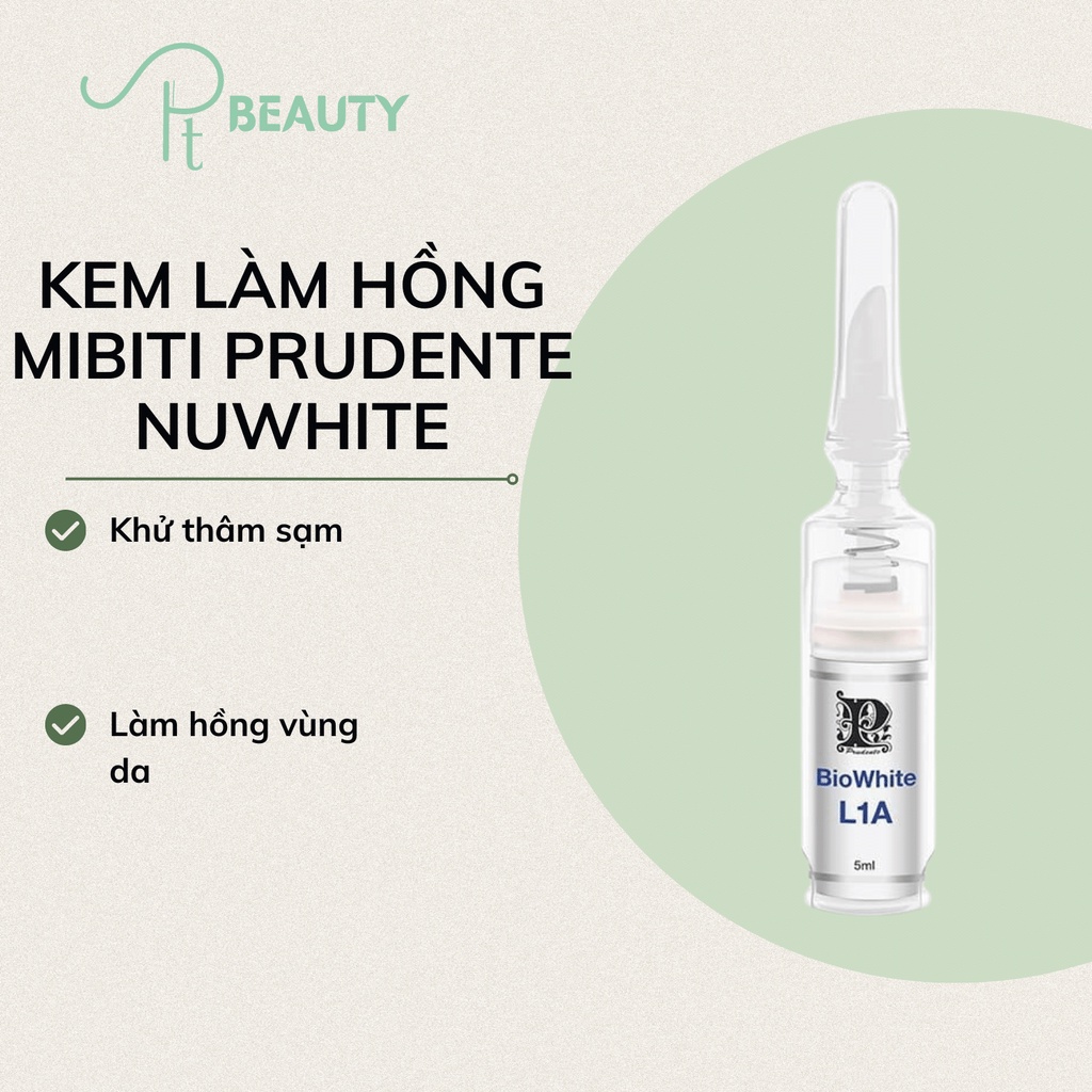 KEM GIẢM THÂM LÀM HỒNG MÔI - MIBITI PRUDENTE NUWHITE L1A