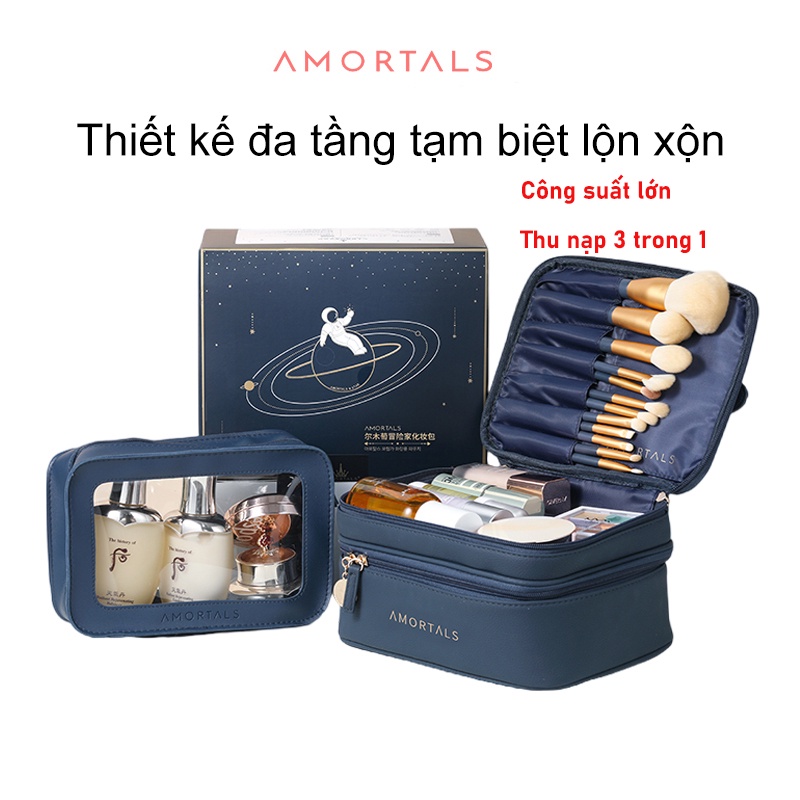 AMORTALS Túi Đựng Mỹ Phẩm 2023 Chất Lượng Sang Trọng