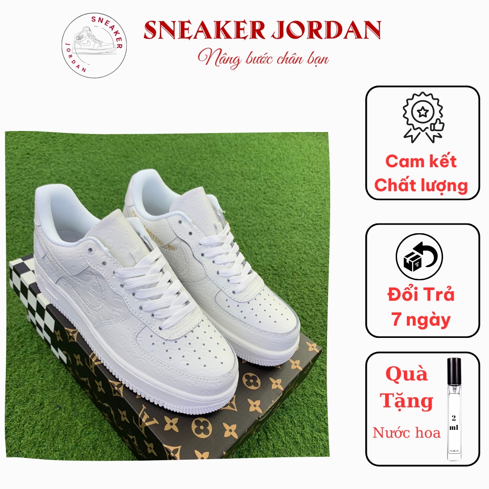 Giày _Nike Air Force 1, giày AF1 trắng đế Air bản cao cấp full box bill phụ kiện
