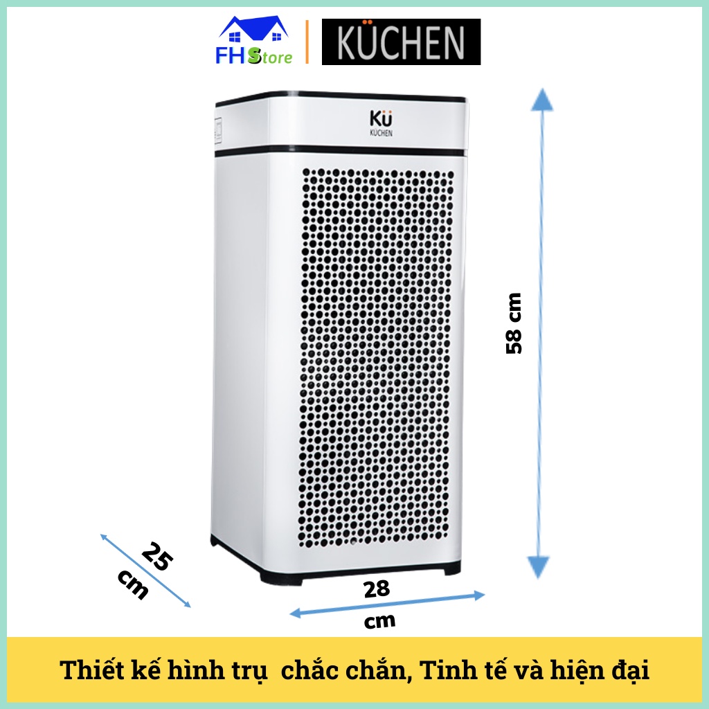 Máy lọc không khí Hàn Quốc Kuchen K06A cho phòng 50m2, Bảo hành 24 tháng