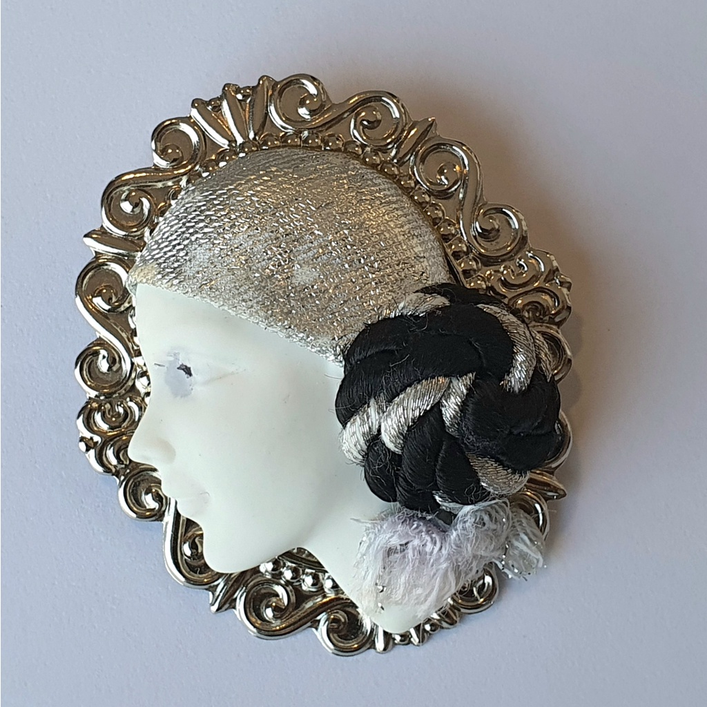 270323#1 Cài áo hình hoa, cài áo Vintage, Cài áo Cameo, cài khăn phong cách, hàng si Nhật