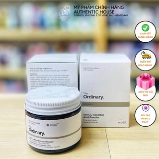 Bột Vitamin C sáng da, mờ thâm The Ordinary 100% L Ascorbic Acid Powder