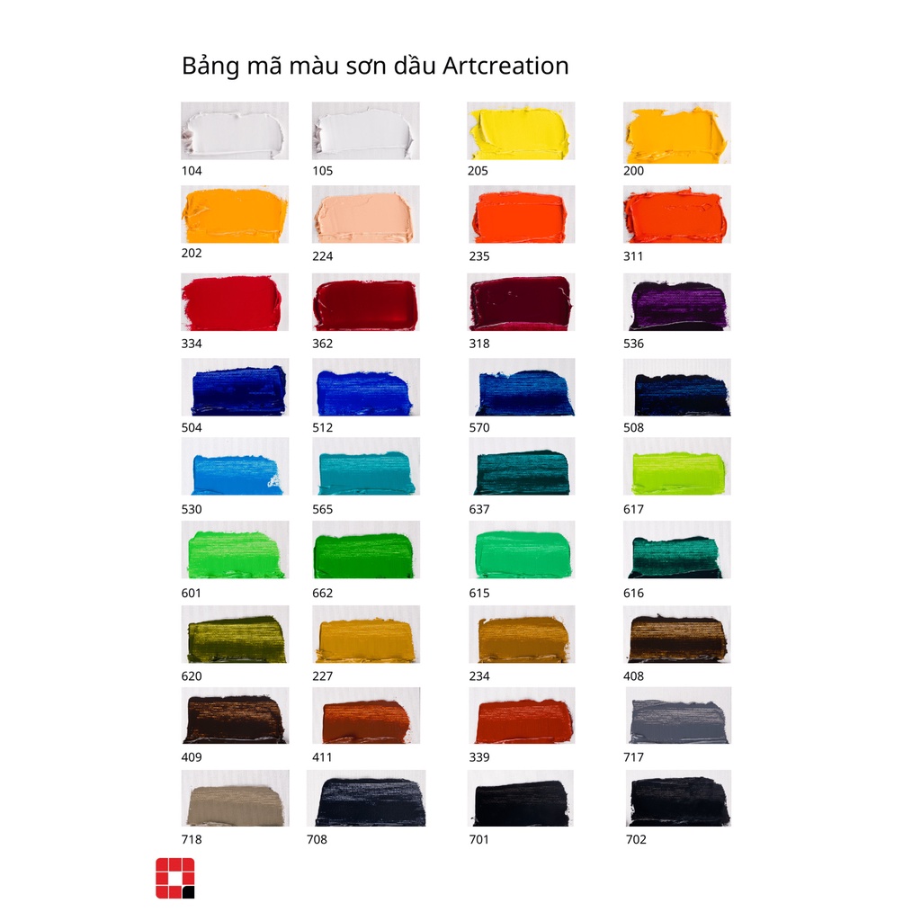 Sơn dầu Hà Lan Art Creation tuýp 200ml chính hãng