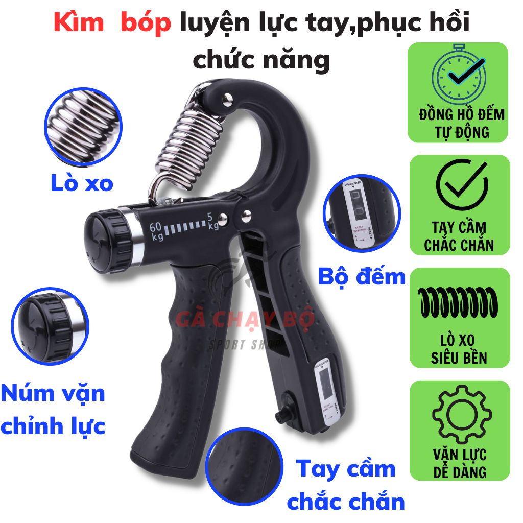 Kìm bóp tập cơ tay,dụng cụ tập cơ tay phục hồi chức năng