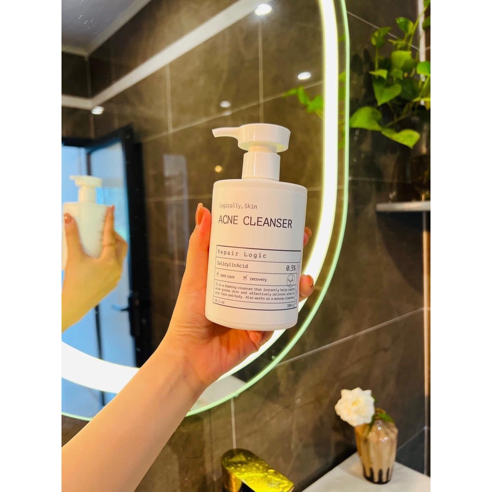 Sữa rửa mặt sinh học LOGICALLY SKIN ACNE CLEANSER 300ml