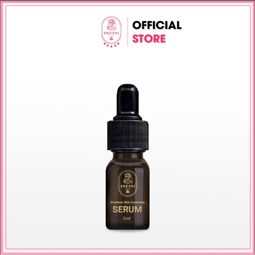 Serum giảm mụn phục hồi da SHESHI giảm mụn bọc, mụn trứng cá, mờ thâm, Trắng da, căng bóng, không ngứa rát, mờ nám.