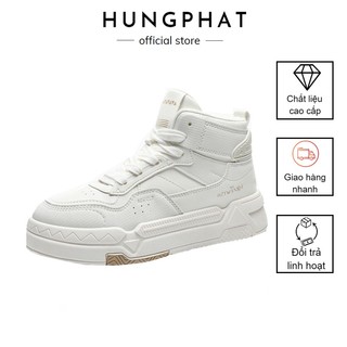 Giày cổ cao nữ màu kem sữa, Giày boot cao cổ thời trang cá tính (Còn size 35)