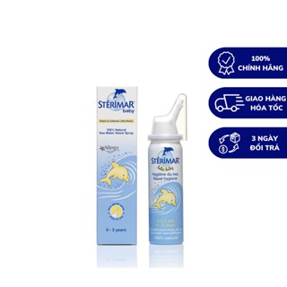 Dung dịch muối biển xịt mũi Sterimar Pháp 