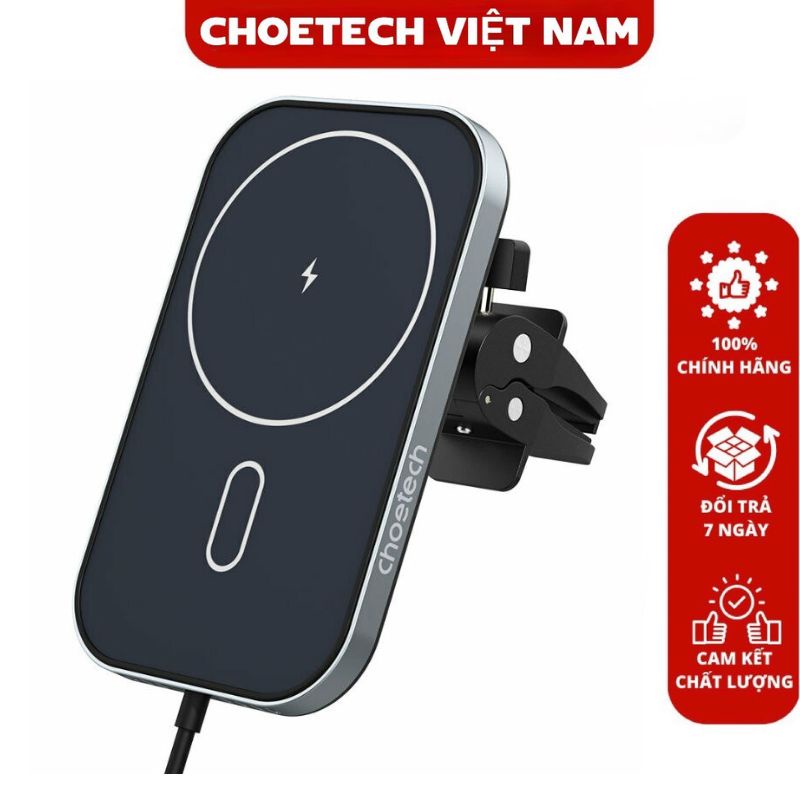 Đế sạc không dây trên ô tô Magnetic cho Iphone series Choetech mã T200-F