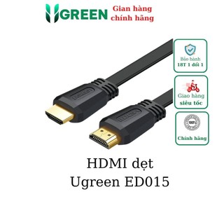 Cáp hdmi 2.0 dẹt dài 1.5m - 5m, hỗ trợ 4k ugreen 50819 50820 50821