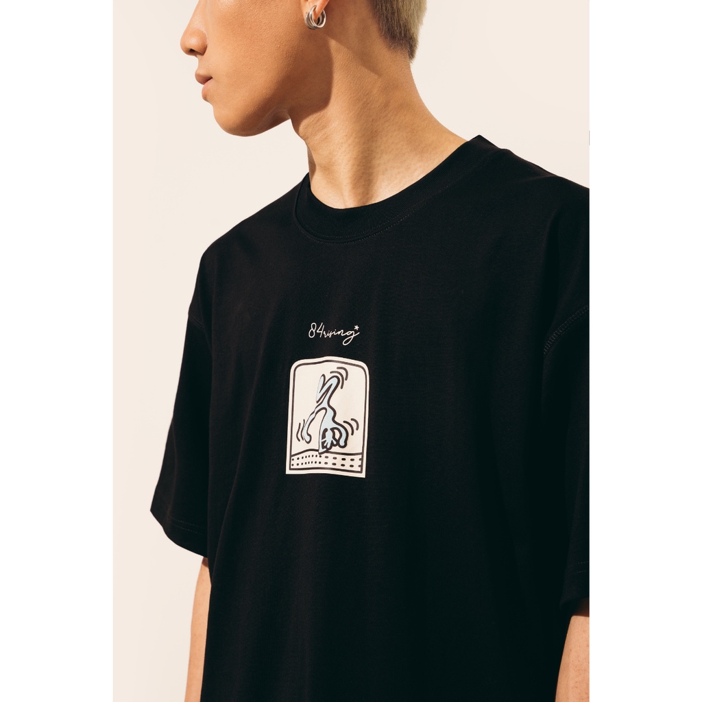 Áo Thun T-shirt Oversize 84RISING - Baby Freeze (đen) - Thương hiệu 84RISING