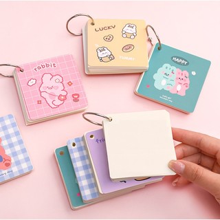 Note ghi chú vuông hoạt hình kèm móc